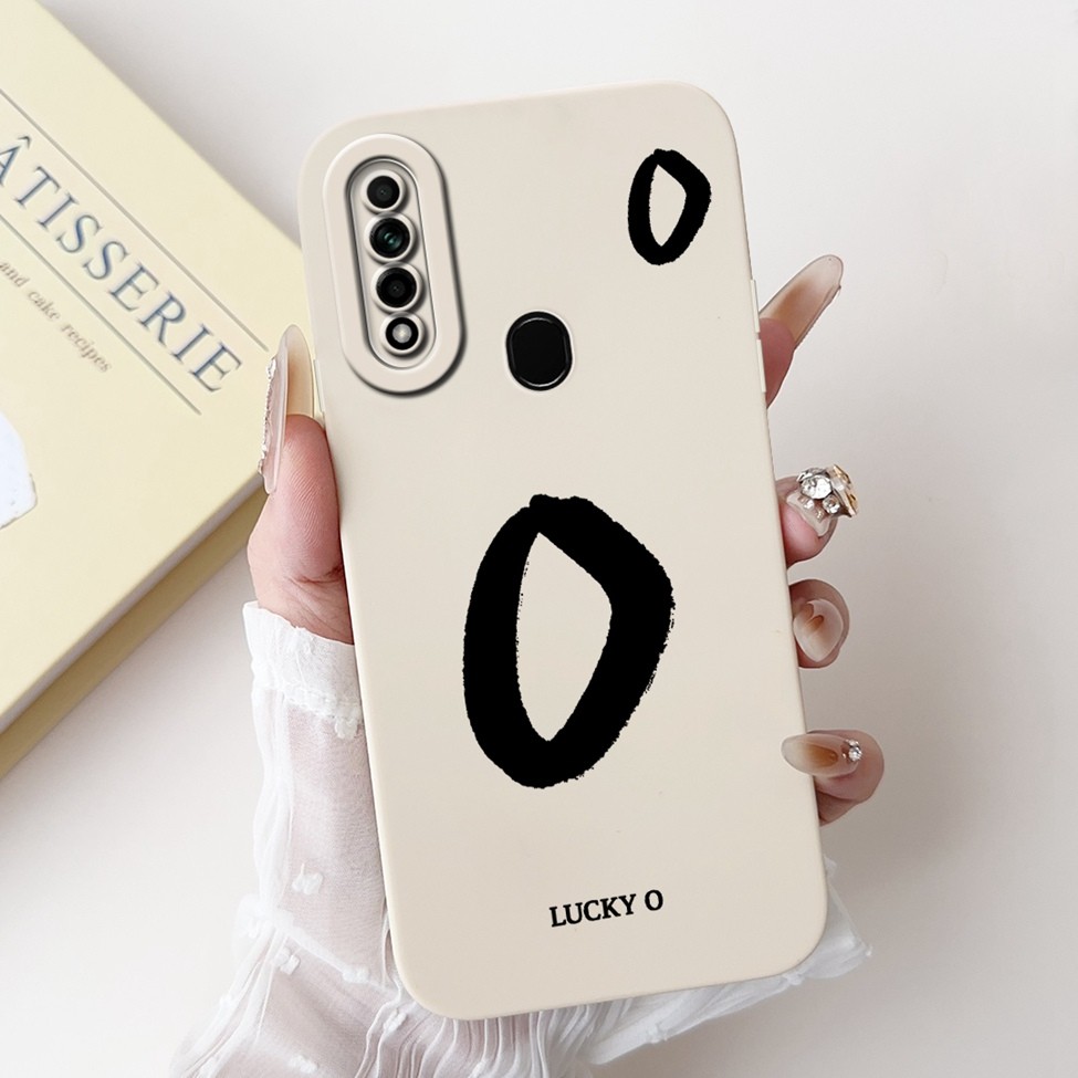 Ốp lưng Oppo A31 2020 CPH2015 Chữ thời trang đơn giản Thiết kế họa tiết A-Z Vỏ silicon Oppo CPH2073 CPH2081 CPH2029 CPH2031 Ốp điện thoại