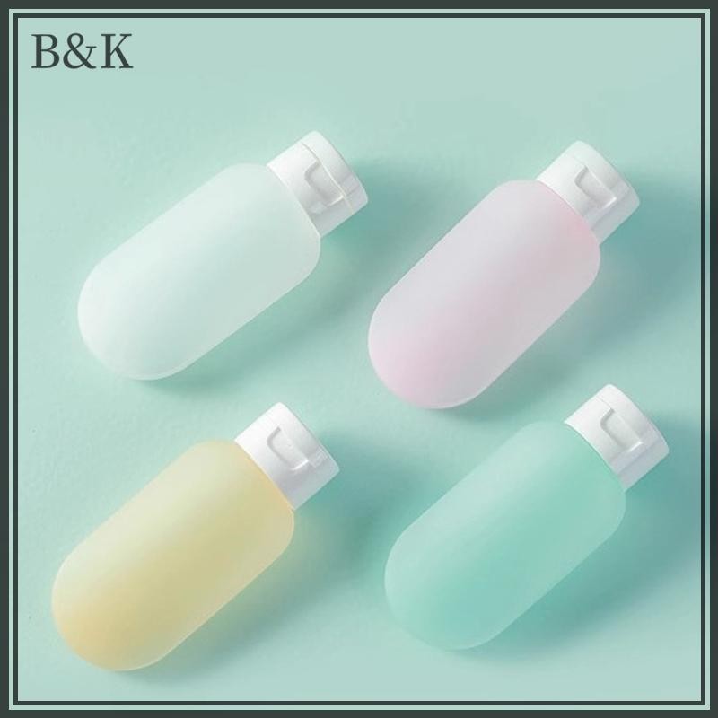 Lady 3 Cái / bộ Chai Có Thể Đổ Lại 60ml Silicon Mềm Lotion Hộp Bóp Ống Trống Chai Di Động Du Lịch Dầu Gội Chai VN