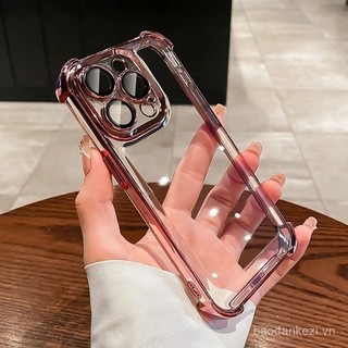 Ốp điện thoại trong suốt cho OPPO Reno 13F Reno 13 12 11 10 Pro 11F 12F, bảo vệ camera, túi khí, chống sốc, silicone mềm