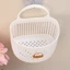 Giỏ đựng đồ YUUKII, Giỏ treo nhà bếp có thể tái sử dụng miệng xúc xích, Hộp đựng hoạt hình treo tường tiết kiệm không gian dễ thương