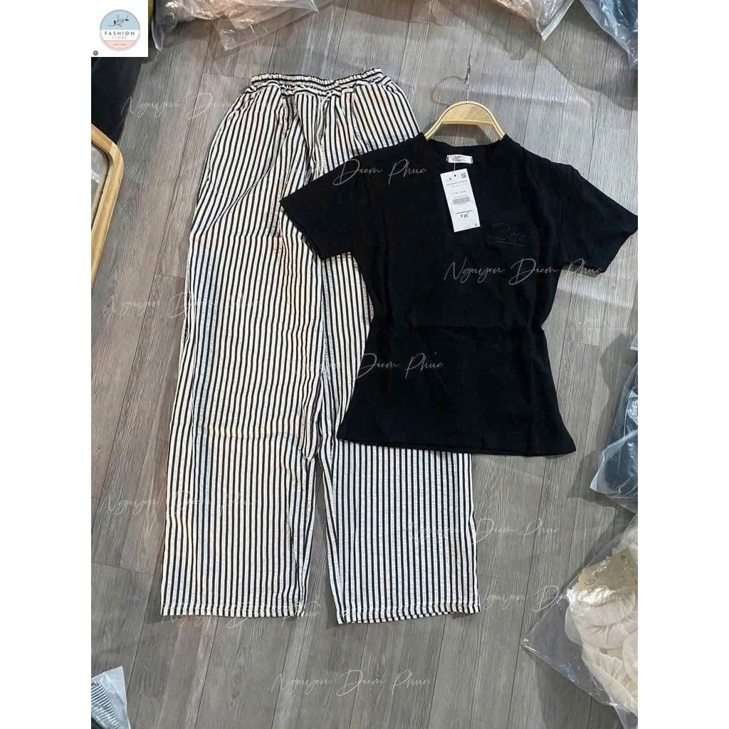 Tổng hợp các Sét Bộ Quần Đũi + Mix Áo Thun Tăm Croptop trơn -quanao94