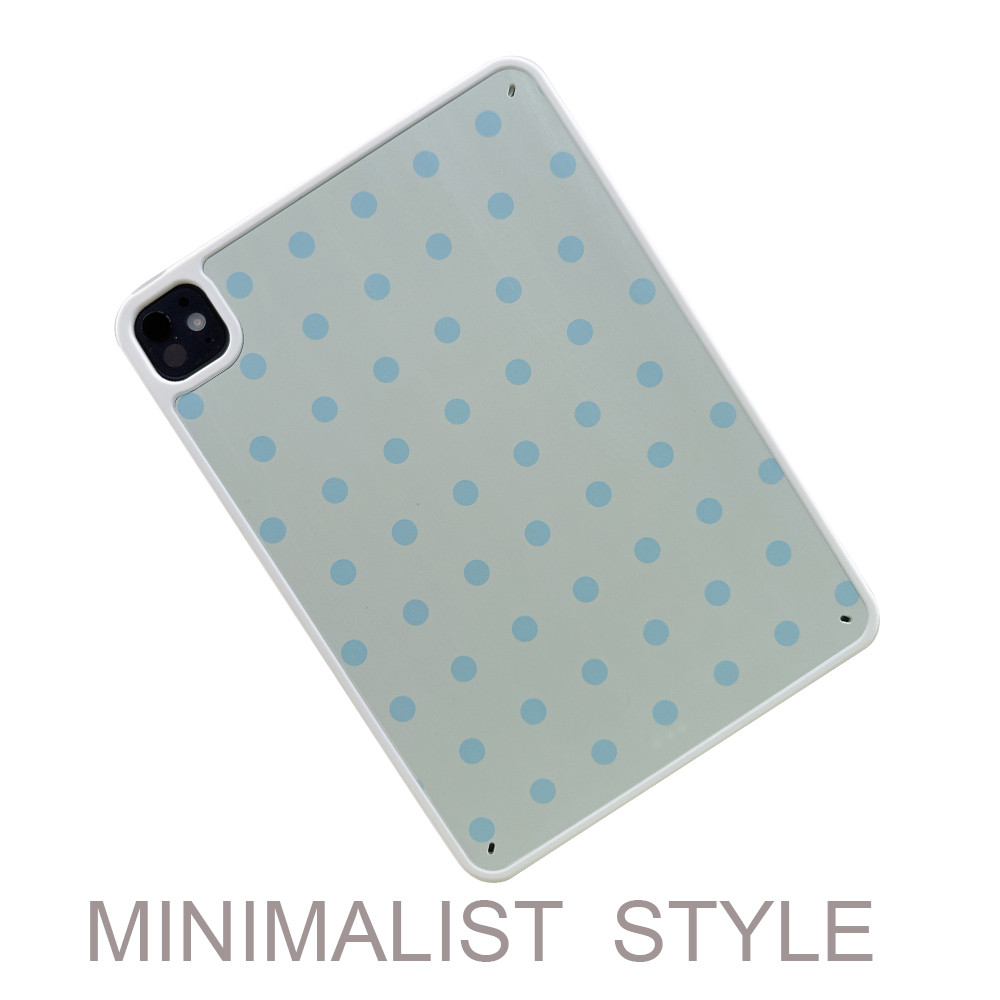 Vỏ cứng Acrylic Blue Wave Point Cover cho Mini6 Mini7 A17Pro IPad 5 6 7 8 9 10 11 A16 Air 2 3 4 5 6 Air 11 M2 Pro10.5 10.2 "Pro11 2018 2020 2021 2022 M4 Pro13 2024 2025