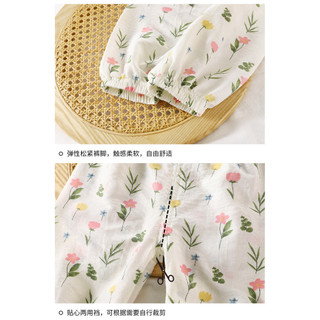 (6m-7Yrs) Bộ đồ mặc nhà mùa hè cho trẻ em Bộ đồ ngủ cổ chữ V bằng vải Cotton hoạt hình cho bé gái Quần ngắn tay Bộ đồ điều hòa không khí