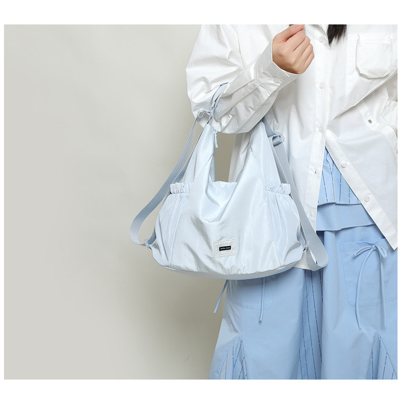 Phong cách Hàn Quốc mới thời trang kẹo màu chống thấm nước dung tích lớn đa chức năng nylon túi đeo vai thông thường