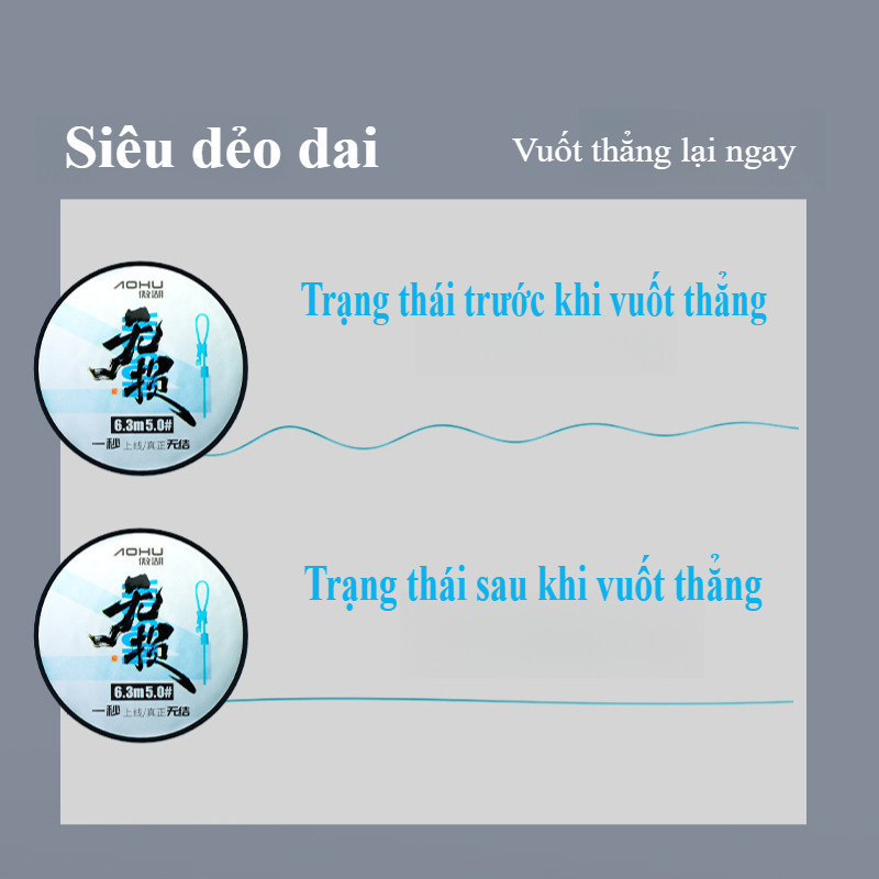 Trục Buộc Sẵn, Dây Trục Câu Đài Buộc Sẵn, Bộ dụng cụ Fishing Fish, Lực tải lớn, chống Mài Mòn