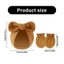 VIC Trẻ Sơ Sinh Cotton Bonnet Mũ Nơ Mũ Găng Tay Bộ Mềm Mại Thoáng Khí Co Giãn Chống Trầy Xước Bảo Vệ Cho 0-6 Tháng
