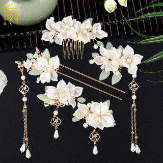 Đũa Tóc Ngọc Trai Hoa Cho Hanfu - Quà Tặng Phù Hợp Cho Bạn Gái và Người Yêu