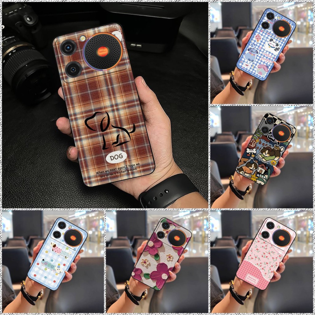 Túi Điện Thoại Silicon Mềm Thời Trang ZTE Nubia Âm Nhạc, Ốp Lưng TPU Hoạt Hình Bảo Vệ, Chống Va Đập, Chống Bụi Bẩn, Dễ Thương