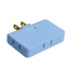 OXXGGKAO 2Pin Ổ Cắm Mở Rộng Chuyển Đổi 2 Prong Cắm Sang 3 Prong 2 Prong Ổ Cắm Sạc An Toàn