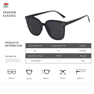 Kính râm chữ D thời trang Giảm chói Kính râm đi xe chống trượt cho kỳ nghỉ gia đình Du lịch cuối tuần