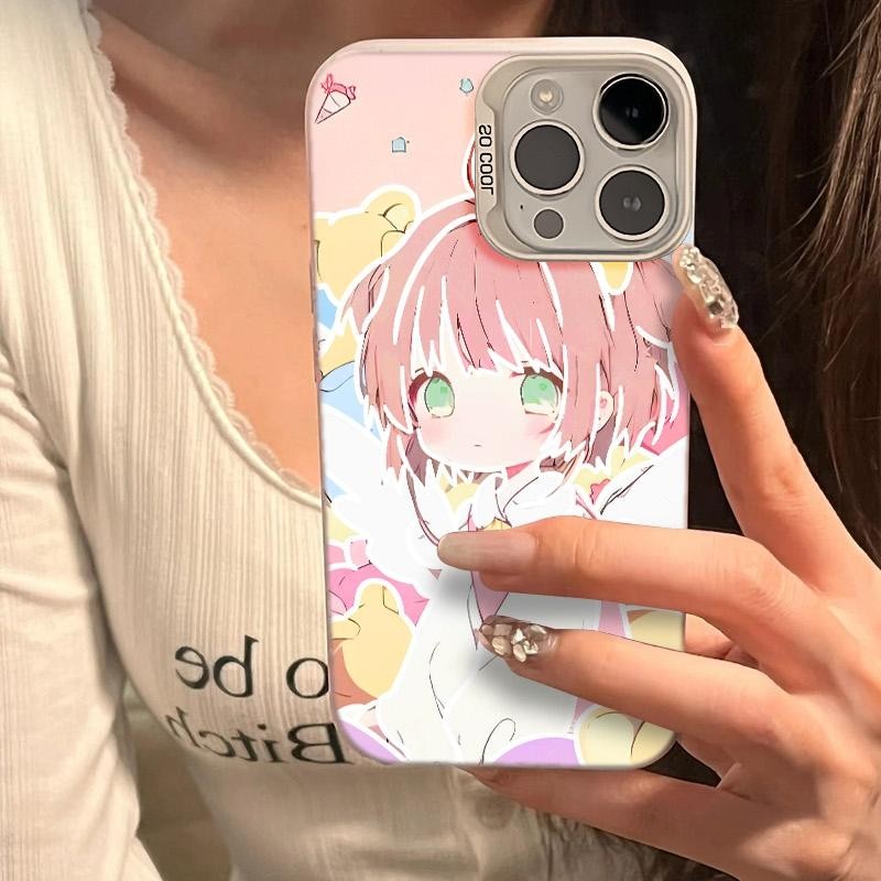 Ốp Lưng iPhone Họa Tiết Sakura (Cardcaptor) Công Nghệ IMD Chống Trầy Xước | Tương Thích iPhone 16/15/14/13/12/11 Pro Max