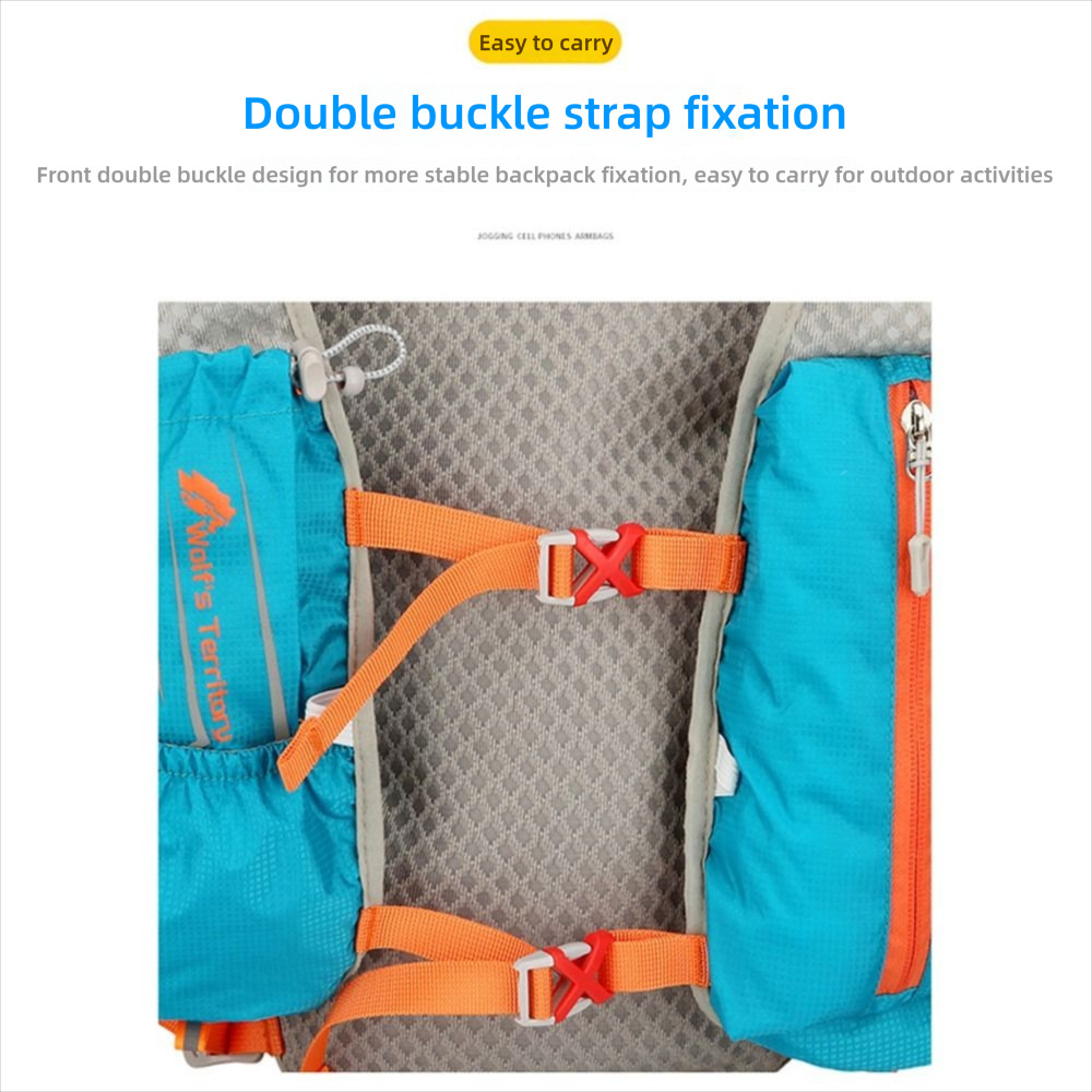 Ba lô dưỡng ẩm WOAY Marathon, Túi chạy siêu nhẹ bằng vải, Áo vest nước 5L thoáng khí phản quang Hydrat hóa Vest Chạy bộ