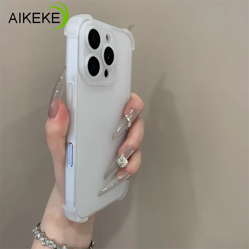 Ốp Điện Thoại Ice Mist Cho Honor 400 Lite Power X70i X60 GT Pro 5G 4G Matte Ốp Lưng Dễ Thương Sang Trọng Kinh Doanh Đơn Giản Túi Khí Mềm Vỏ Chống Sốc
