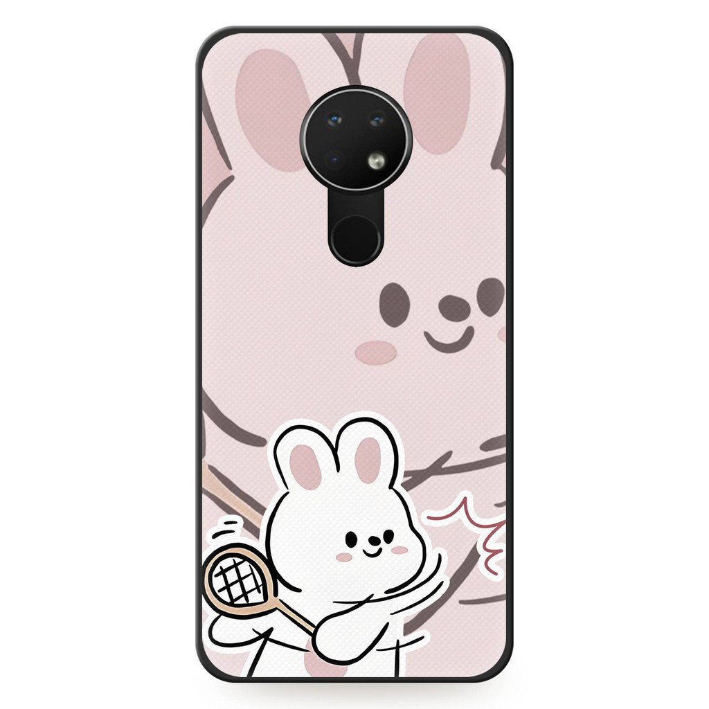 Cặp Đôi Hoạt Hình Ốp Lưng Điện Thoại Nokia 6.2 / 7.2 Túi Bảo Vệ Chống Va Đập Vỏ Mềm Chống Thấm Nước Chống Bụi Bẩn Bọc Toàn Bộ Graffiti Chống Bụi Silicon Dễ Thương TPU Chống Sốc Bền