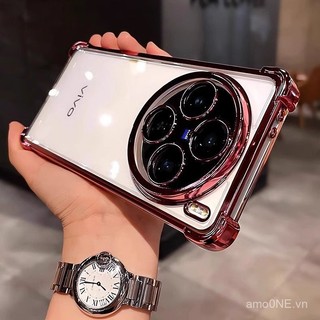 [Ốp bảo vệ chống rơi bốn góc] cho Vivo X200 X100 X100S X90 X90S X80 X70 X60 Pro Pro+ Ultra X200 Pro Mini, ốp điện thoại mềm TPU