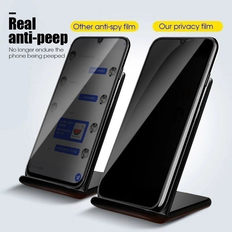Full Cover Bảo Vệ Màn Hình Riêng Tư Cho Motorola Moto G100 G86 G84 G82 G75 G73 G72 G71s G71 G64 G62 G60S G60 G56 G55 G54 G53 G52 G51 Power 5G Chống Gián Điệp Trong Suốt Kính Cường Lực
