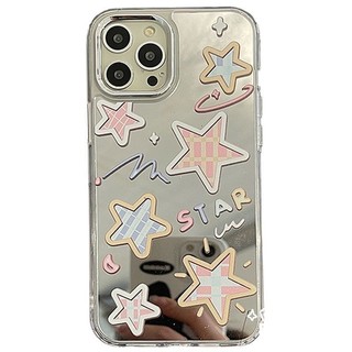 Ốp điện thoại hình ngôi sao ca rô đầy màu sắc gương cho Xiaomi Poco X7 M7 Pro F7 Ultra X6 F6 F5 M6 M5S X5 M4 X4 M3 X3 NFC GT M2 Pro 5G 4G Graffiti Vỏ ốp mềm dễ thương