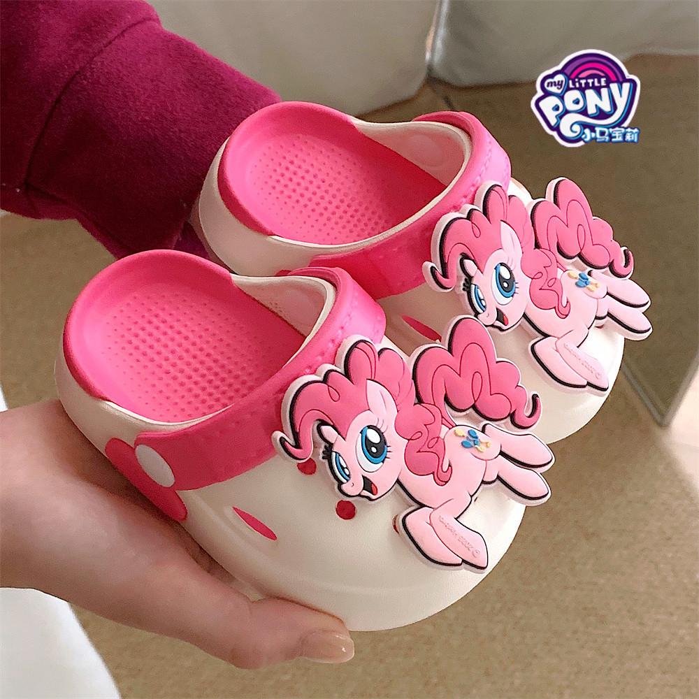 XIXITIAO Chính Hãng My Little Pony Dép Dép Trẻ Em Bé Gái Đi Biển Mùa Hè Dép Thoải Mái