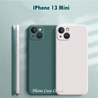 [Phong cách mới] Dành cho IPhone 13 Mini Cover Silicone Full Case Vỏ điện thoại màu trơn cổ điển Vỏ chống bẩn