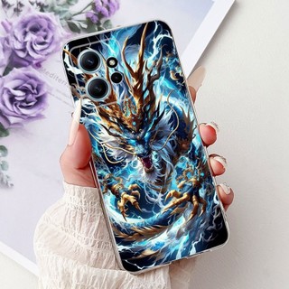 Dành Cho Xiaomi Redmi Note 12 4G Mới Cool Dragon Tranh Silicon Mềm TPU Ốp Lưng Điện Thoại