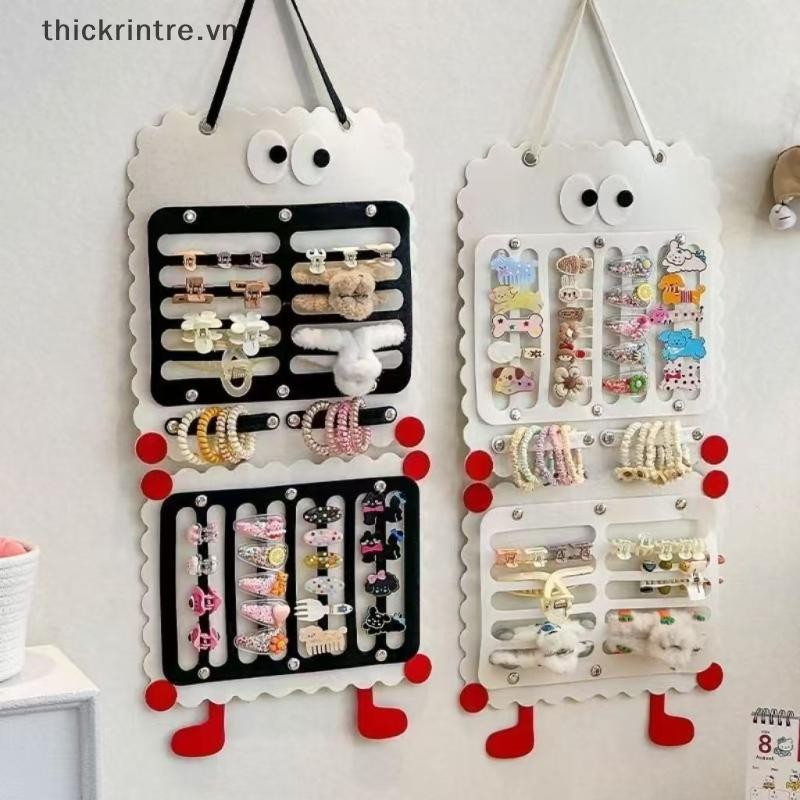 THI Dung Tích Lớn Trẻ Em Kẹp Tóc Cảm Thấy Túi Bảo Quản Hiển Thị Người Tổ Chức Tai Phụ Kiện Tóc Cho Bé Phân Loại VN