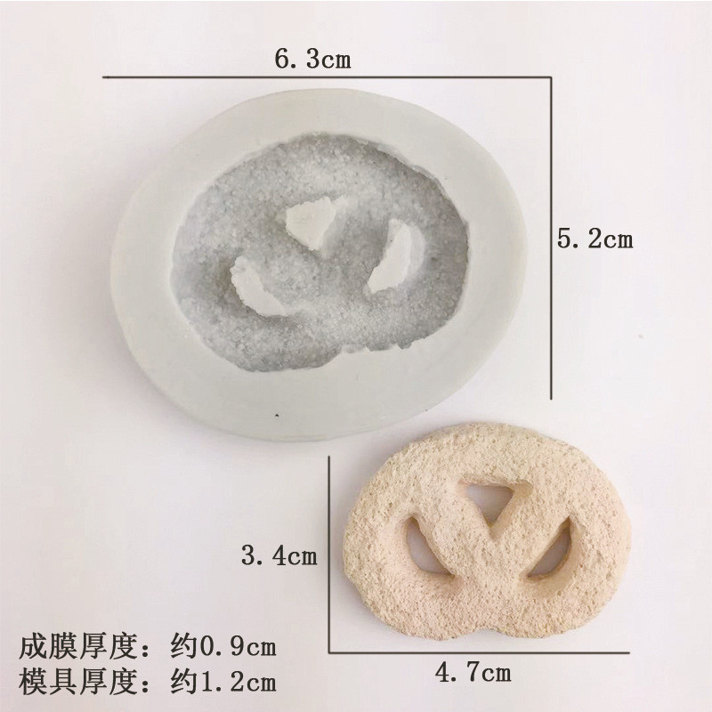 Tự Làm Kem Cookie Chocolate Định Hình Khuôn Silicon Nướng Bánh Trang Trí Khuôn Socola Bánh Quy Thơm Thạch Cao Khuôn