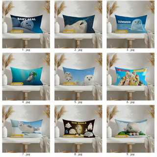 Sealook Vỏ gối Polyester in một mặt Vỏ gối hình chữ nhật Vỏ gối ô tô Trang trí nhà cửa (không có lõi)