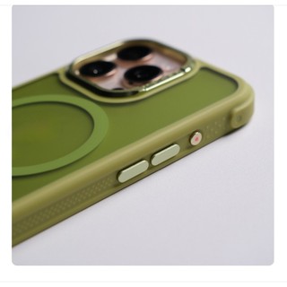 Ốp từ tính chống sốc 4 góc sang trọng cho iPhone 13 14 15 16 Pro Max Vỏ mờ PC cao cấp có chân đế kim loại xoay N52 Vỏ đế từ tính mạnh