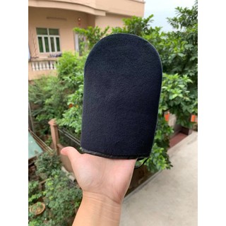 Găng tay chống ẩm bôi dầu màu đen đổ xô, găng tay spa, găng tay chống nắng, găng tay lau mặt, găng tay bôi, làm sạch 1QRZ