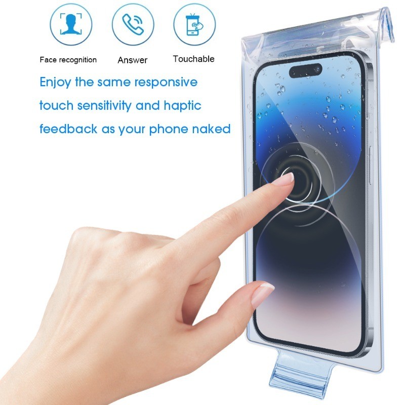 1 / 3 / 5 Chiếc Túi Điện Thoại Chống Nước Trong Suốt / Túi Bảo Vệ Điện Thoại Di Động Dưới Nước Đa Năng / Vỏ Màn Hình Cảm Ứng