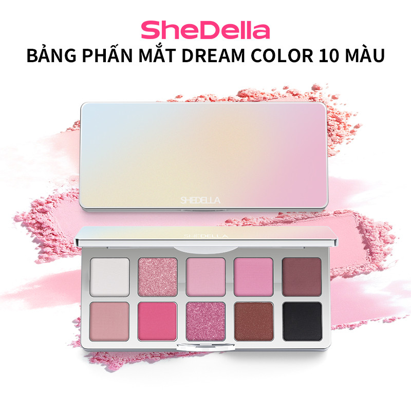 Bảng Mắt 10 Màu Tone Hồng Matte Nhũ Chống Thấm Nước Lâu Trôi Mỹ Phẩm 10g | BigBuy360 - bigbuy360.vn