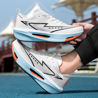Giày marathon nam nữ chạy đêm sáng, giày thi đấu, giày chạy thường