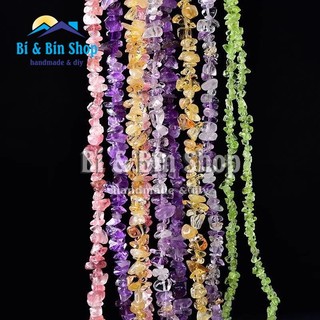 DV3 - Đá Vụn Tự Nhiên Có Lỗ Làm Phụ Kiện Trang Sức Handmade, Cây Bonsai, Cây Tài Lộc hi