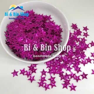30g Kim Sa Ngôi Sao 3D Màu Kim 10mm Đính Kết Trang Phục, Làm Phụ Kiện Thời Trang - BBHS