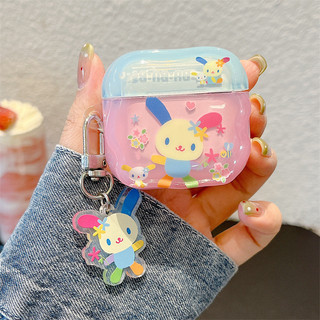 Thỏ hoa + Mặt dây chuyền cho Airpod 1 / 2 3 Pro Pro2 pro3 Airpod4 ❈ ❈ ❈ ❈ ❈ ❈ ❈ ❈ ❈ ❈ AirPods Pro i3 i4 pro3 ❈ ❈ ❈ ❈ ❈ ❈