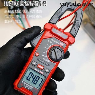 Delisi Kẹp Điện Đồng Hồ Đo Độ Chính Xác Cao Kỹ Thuật Số Kẹp Đồng Hồ Thông Minh Chống Cháy AC DC Kiểm Tra Dòng Điện V600