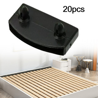 20 Chiếc Thiết Thực Giường Nhựa Đầu Nan Mũ Giá Đỡ Thay Thế Đồ Nội Thất Phụ Kiện Để Bảo Vệ Gỗ Tấm Giường Đế