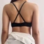 Áo Ngực Thể Thao cotton Không Gọng Dây Chéo Lưng Quyến Rũ Cho Nữ