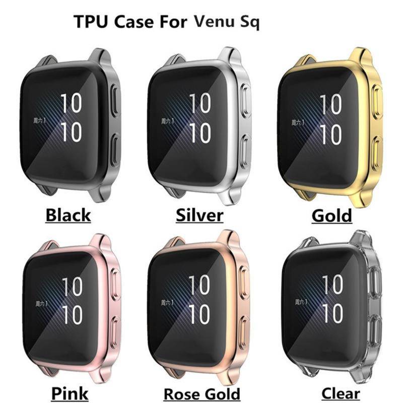 Vỏ đồng hồ TPU mềm cho Garmin Venu Sq Vỏ bảo vệ màn hình