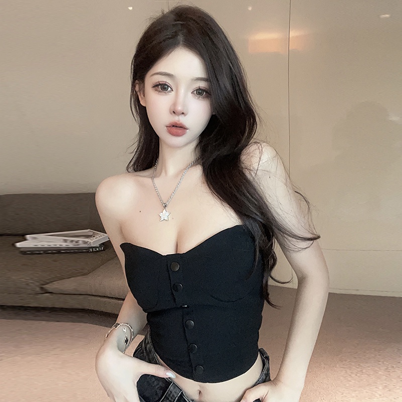 Áo Ống Cúp Ngực Một Mảnh Quấn Eo Gợi Cảm Cho Nữ