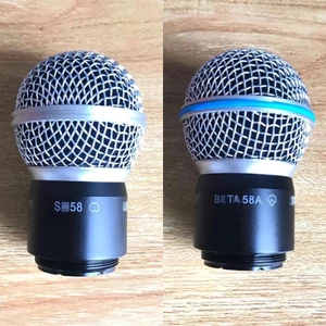 1 Chiếc Thay Thế Hộp Mực Đầu Micro Viên Cho Shure 58 SM series 58S 58LC SM58 BT58A BT58A BETA58A BETA87A PGX24 SLX24 Micro Không Dây