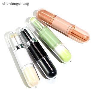 Chenlongshang Bàn chải trang điểm bằng kính thiên văn 4 trong 1 Bộ cọ trang điểm du lịch di động Phấn mắt Bàn chải trang điểm rời Dụng cụ làm đẹp EN
