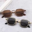 KANGN Punk Shades, Kính râm vuông nhỏ khung kim loại Y2K, Kính râm lái xe bảo vệ UV400 cổ điển dành cho nữ và nam giới