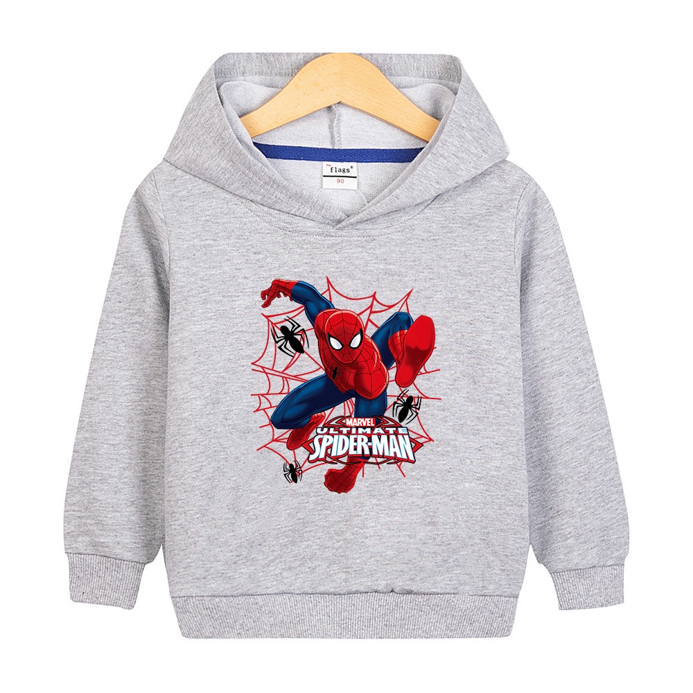 Áo Hoodie In Hình Người Nhện Hoạt Hình Thời Trang Mùa Thu 2023 Cho Bé 2-10 Tuổi