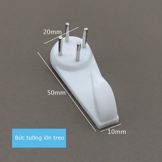 Combo 10 dinh ba chân đinh treo ảnh đinh đóng tường không cần khoan tường (nhiều cỡ) SUNNY DAY