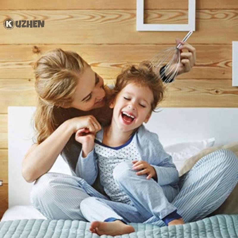 Cây Lăn Mát Xa Da Đầu Kèm 20 Kẹp Móng Vuốt Giúp Thư Giãn Sâu