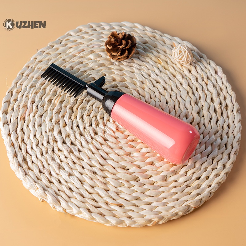 Kuzhen Bình Rỗng Đựng Thuốc Nhuộm Tóc Kèm Lược Tiện Dụng