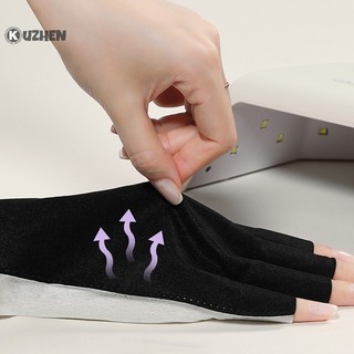 Găng tay KUZHEN hở ngón chống nắng chống tia UV mềm mại