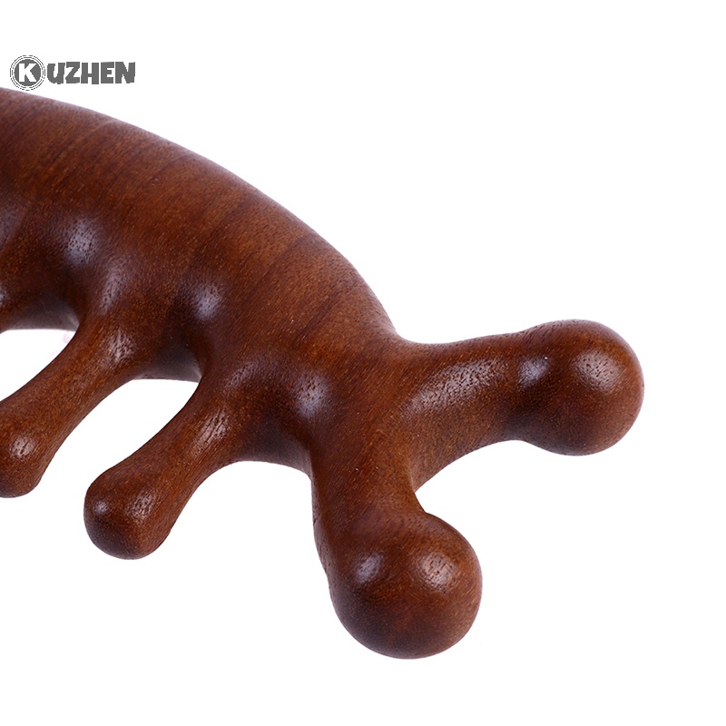 Kuzhen Lược Mát Xa Đầu Vai Cổ Răng Rộng Chống Tĩnh Điện