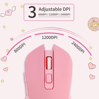 Sailor moon Chuột không dây 2.4g Có Thể Điều Chỉnh Tiện Dụng